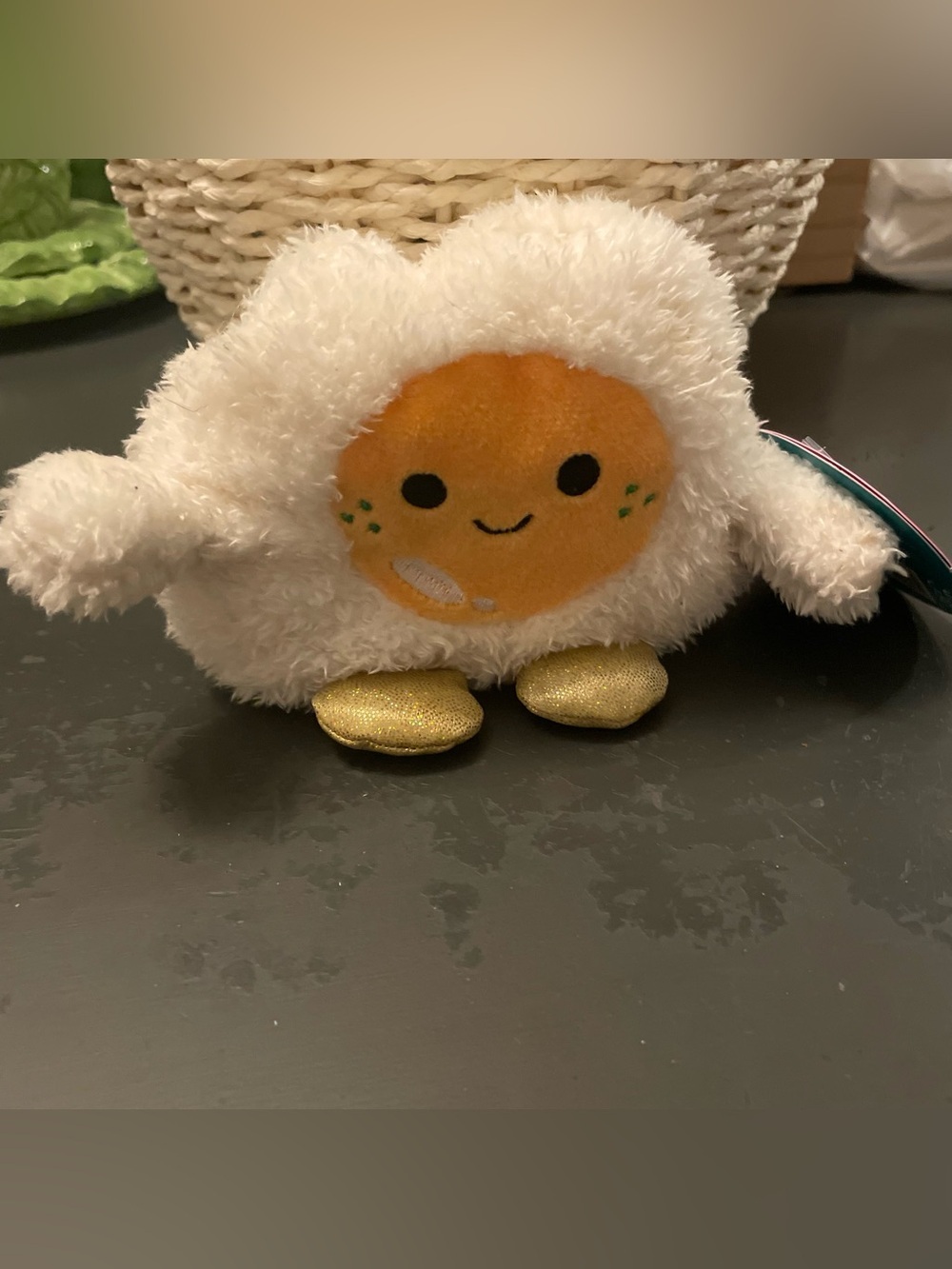 Bum Bumz Plush Sunny Egg Character - White & Gold